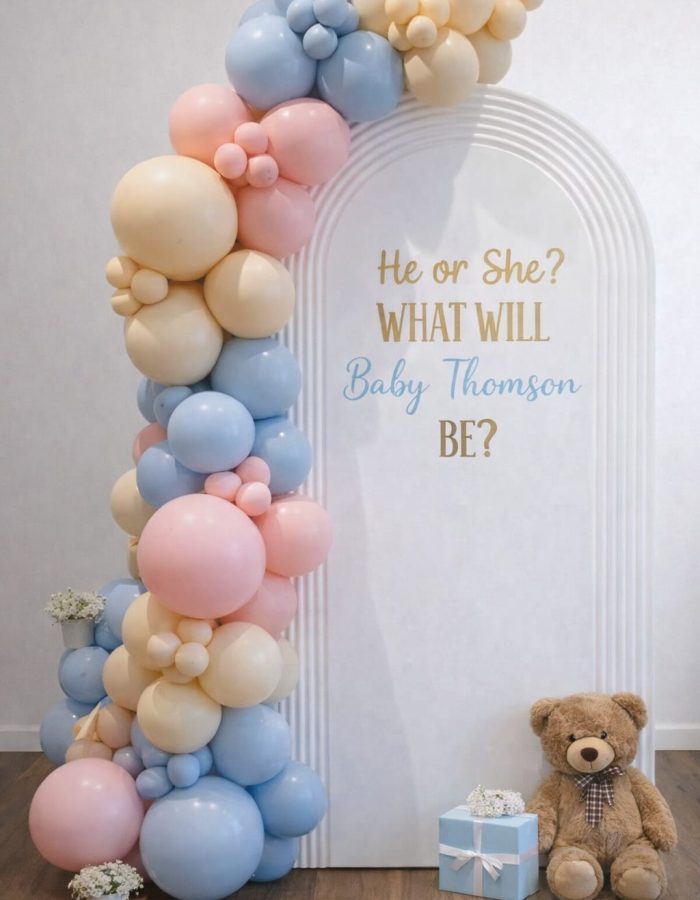 gender reveal balloons gender reveal balloon arch gender reveal decorations baby reveal balloon setup gender reveal balloon display gender reveal balloons Epsom gender reveal decorations Sutton gender reveal balloon arch Kingston gender reveal balloons Morden gender reveal London
