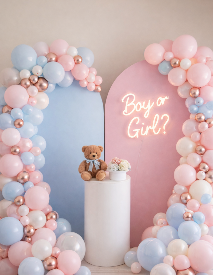 gender reveal balloons gender reveal balloon arch gender reveal decorations baby reveal balloon setup gender reveal balloon display gender reveal balloons Epsom gender reveal decorations Sutton gender reveal balloon arch Kingston gender reveal balloons Morden gender reveal London